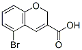 5-Bromo-2H-chromene-3-carboxylic acid Structure,885270-71-3Structure