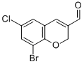 8-Bromo-6-chloro-2h-chromene-3-carbaldehyde Structure,885271-03-4Structure