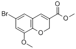 6-Bromo-8-methoxy-2h-chromene-3-carboxylicacidmethylester Structure,885271-18-1Structure