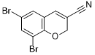 6,8-Dibromo-2h-chromene-3-carbonitrile Structure,885271-32-9Structure