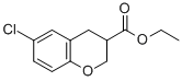 6-Chloro-chroman-3-carboxylic acid ethyl ester Structure,885271-36-3Structure