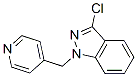 3-Chloro-1-pyridin-4-ylmethyl-1H-indazole Structure,885272-01-5Structure