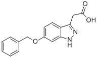 (6-Benzyloxy-1h-indazol-3-yl)-acetic acid Structure,885272-16-2Structure