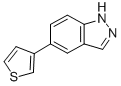 5-Thiophen-3-yl-1h-indazole Structure,885272-41-3Structure