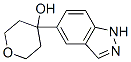 4-(1H-indazol-5-yl)-tetrahydro-pyran-4-ol Structure,885272-57-1Structure