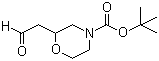 2-(2-Oxoethyl)-4-morpholinecarboxylic acid tert-butyl ester Structure,885272-65-1Structure