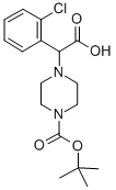 4-[Carboxy-(2-chloro-phenyl)-methyl]-piperazine-1-carboxylic acid tert-butyl ester hydrochloride Structure,885272-96-8Structure