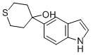 4-(1H-indol-5-yl)-tetrahydro-thiopyran-4-ol Structure,885273-20-1Structure