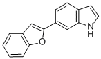 6-Benzofuran-2-yl-1h-indole Structure,885273-43-8Structure