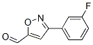 3-(3-Fluoro-phenyl)-isoxazole-5-carbaldehyde Structure,885273-52-9Structure