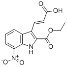 Ethyl 3-(2-carboxy-vinyl)-7-nitro-1h-indole-2-carboxylate Structure,885273-57-4Structure