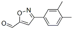 3-(3,4-Dimethyl-phenyl)-isoxazole-5-carbaldehyde Structure,885273-72-3Structure