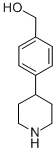 (4-Piperidin-4-yl-phenyl)-methanol Structure,885274-59-9Structure