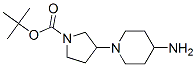 3-(4-Amino-piperidin-1-yl)-pyrrolidine-1-carboxylic acid tert-butyl ester Structure,885274-87-3Structure