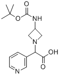 (3-Boc-amino-azetidin-1-yl)-pyridin-3-yl-acetic acid Structure,885275-93-4Structure