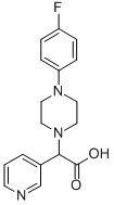 [4-(4-Fluorophenyl)piperazin-1-yl]pyridin-3-yl-aceticacid Structure,885276-69-7Structure