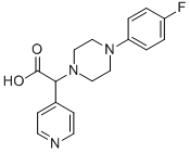 [4-(4-Fluorophenyl)piperazin-1-yl]pyridin-4-yl-aceticacid Structure,885276-71-1Structure