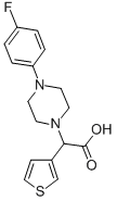 [4-(4-Fluorophenyl)piperazin-1-yl]thiophen-3-yl-aceticacid Structure,885276-75-5Structure