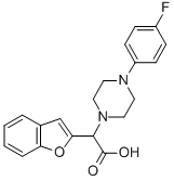 Benzofuran-2-yl-[4-(4-fluorophenyl)piperazin-1-yl]aceticacid Structure,885276-82-4Structure