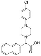 [4-(4-Chlorophenyl)piperazin-1-yl]naphthalen-2-yl-aceticacid Structure,885276-96-0Structure