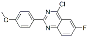 4-Chloro-6-fluoro-2-(4-methoxy-phenyl)-quinazoline Structure,885277-16-7Structure