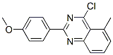 4-Chloro-2-(4-methoxy-phenyl)-5-methyl-quinazoline Structure,885277-29-2Structure