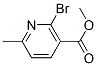 2-Bromo-6-methyl-nicotinic acid methyl ester Structure,885277-48-5Structure