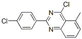 4-Chloro-2-(4-chloro-phenyl)-5-methyl-quinazoline Structure,885277-78-1Structure