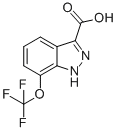 7-Trifluoromethoxy-1h-indazole-3-carboxylicacid Structure,885277-92-9Structure