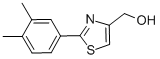 [2-(3,4-Dimethylphenyl)thiazol-4-yl]methanol Structure,885280-35-3Structure