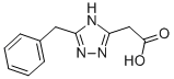 (5-Benzyl-4h-[1,2,4]triazol-3-yl)-acetic acid Structure,885281-04-9Structure