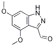 4,6-Dimethoxy-3-indazolecarboxaldehyde Structure,885518-87-6Structure