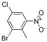 2-Bromo-4-chloro-6-nitrotoluene Structure,885518-95-6Structure