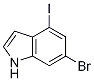 4-Iodo-6-bromo-indole Structure,885519-17-5Structure