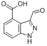 3-Formyl-4-indazolecarboxylic acid Structure,885519-78-8Structure