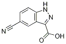 5-Cyano indazole-3-carboxylic acid Structure,885520-03-6Structure