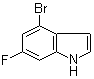 4-Bromo-6-fluoro-1h-indole Structure,885520-70-7Structure