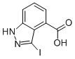 3-Iodo-4-indazolecarboxylic acid Structure,885520-80-9Structure