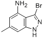 3-Bromo-6-methyl-1H-Indazol-4-amine Structure,885520-95-6Structure