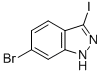 6-Bromo-3-iodo-1h-indazole Structure,885521-88-0Structure