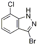 1H-Indazole, 3-bromo-7-chloro- Structure,885521-96-0Structure