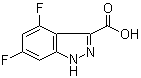 4,6-Difluoro-1h-indazole-3-carboxylic acid Structure,885523-11-5Structure