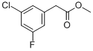 Methyl 2-(3-chloro-5-fluorophenyl)acetate Structure,885681-63-0Structure