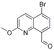 5-Bromo-2-methoxyquinoline-8-carbaldehyde Structure,885687-82-1Structure