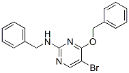 2-Benzylamino-4-benzyloxy-5-bromopyrimidine Structure,885952-25-0Structure