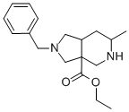 Ethyl 2-benzyl-5-methyloctahydro-1h-pyrrolo[3,4-c]pyridine-7a-carboxylate Structure,885956-78-5Structure