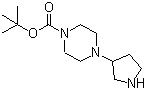 1-Boc-4-(pyrrolidin-3-yl)-piperazine Structure,885959-36-4Structure