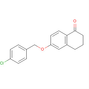 1(2H)-naphthalenone, 6-[(4-chlorophenyl)methoxy]-3,4-dihydro- Structure,88628-47-1Structure