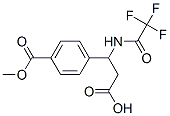 3-[4-(Methoxycarbonyl)phenyl]-3-[(2,2,2-trifluoroacetyl)amino]propanoic acid Structure,886360-56-1Structure