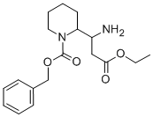 3-Amino-3-(2-cbz)piperidine-propionicacidethylester Structure,886362-39-6Structure